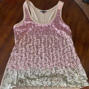 Super cute and soft lined sparkly tank!